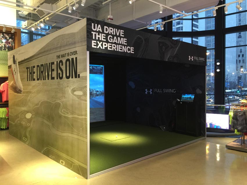 Golf Simulator Stand in an Event